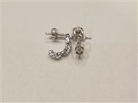 Orecchini Gazzola Gioielli Donna in Oro bianco 0.05 Ct EAOX0767-NG - EAOX0767-NG